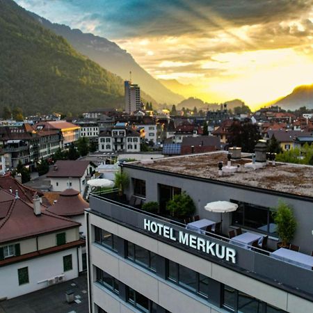 Hotel Merkur - West Station Интерлакен Экстерьер фото